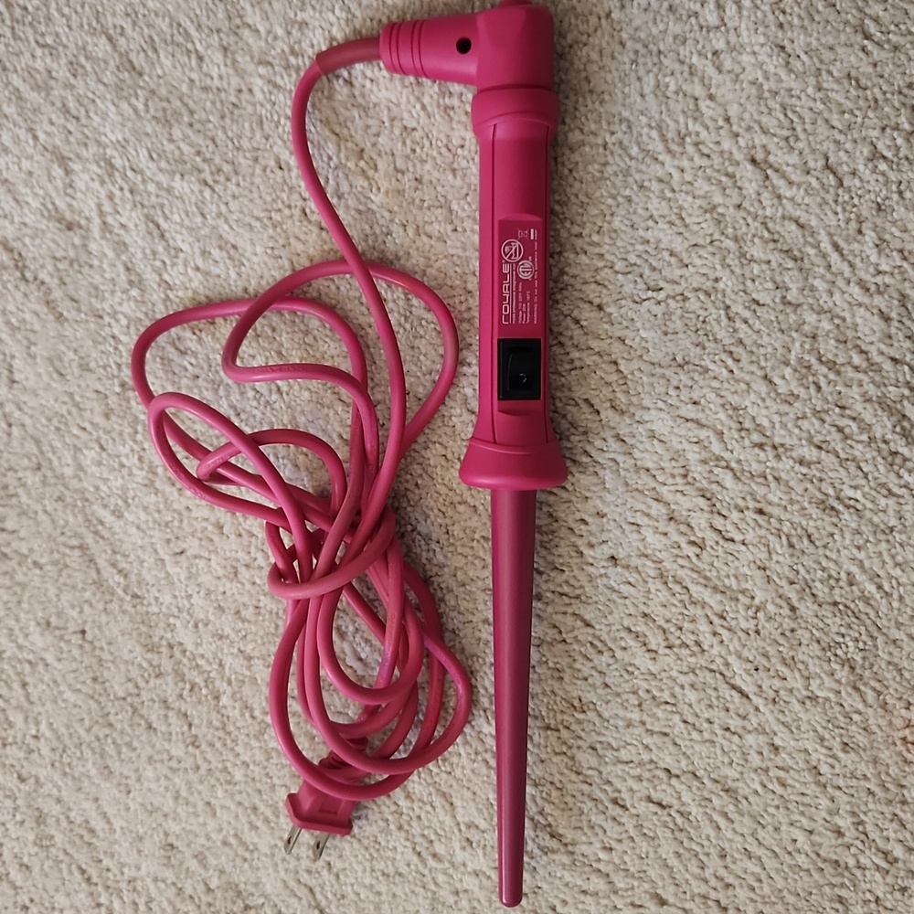 Pink Royale USA 18mm Tourmaline Ceramic Curling Iron